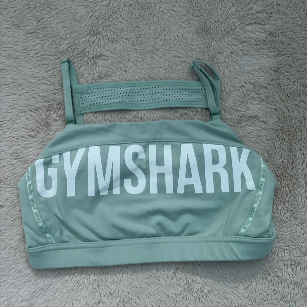Gymshark Sea foam Green / Teal / Sage Green Sports Bra - Small